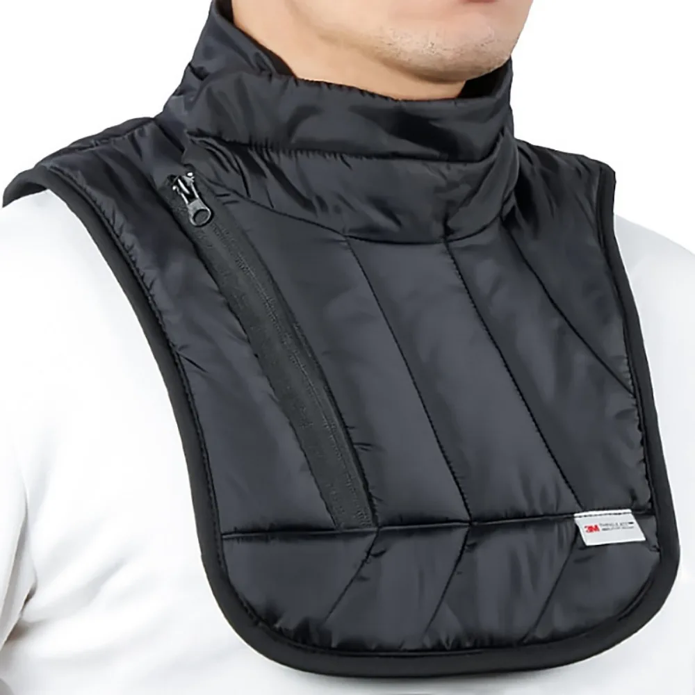 Calentador de pecho y cuello cálido para hombre y mujer, bufanda cálida a prueba de viento para motocicleta, capa para cuello para motocicleta, cuello térmico para ciclismo, invierno