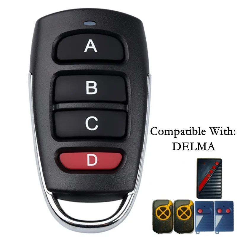 For DELMA MIZAR 433MHZ 2CH Gate Remote Control For DELMA MIZAR 433MHZ 1CH Garage Command 433mhz Fixed Code Gate Opener