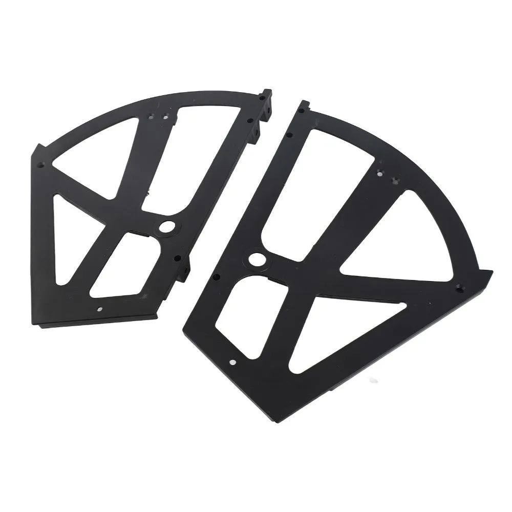 4Pcs Accessories Black Shoe Rack Hinges ABS Turing Rack Drawer Hinge Single Layer Flip Frames Home Furniture