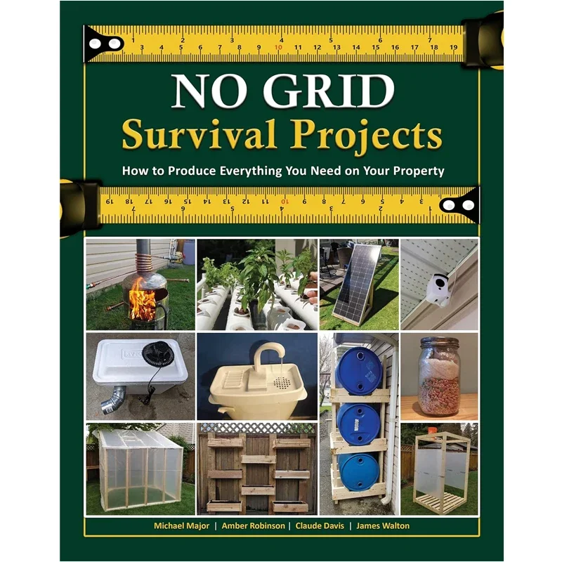 

Книга в мягкой обложке с надписью «NO GRID Survival»