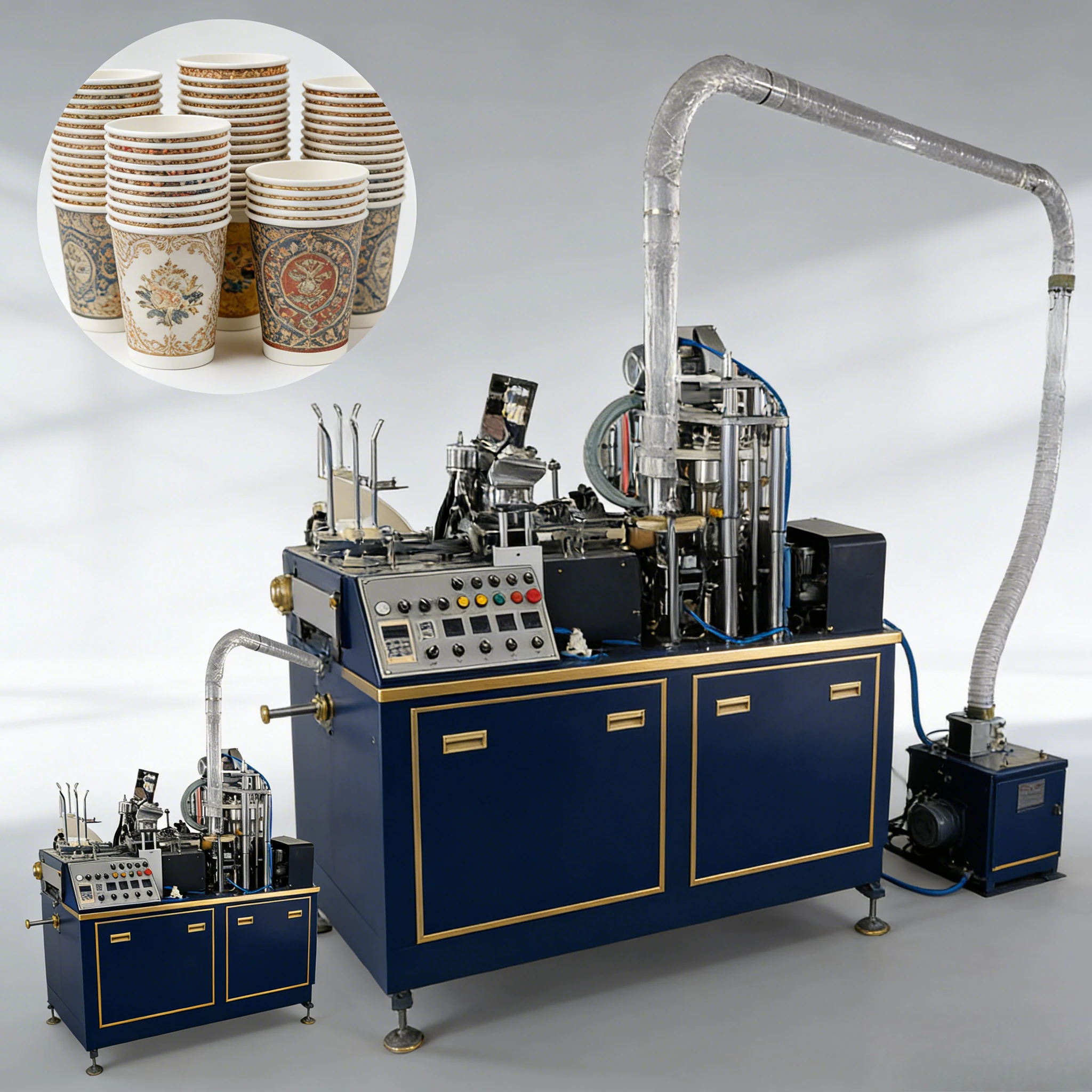 High Speed Fully Automatic Paper Cup Manufacturing Machine Cup Machine Making Paper for Sale double pe paper cup customized