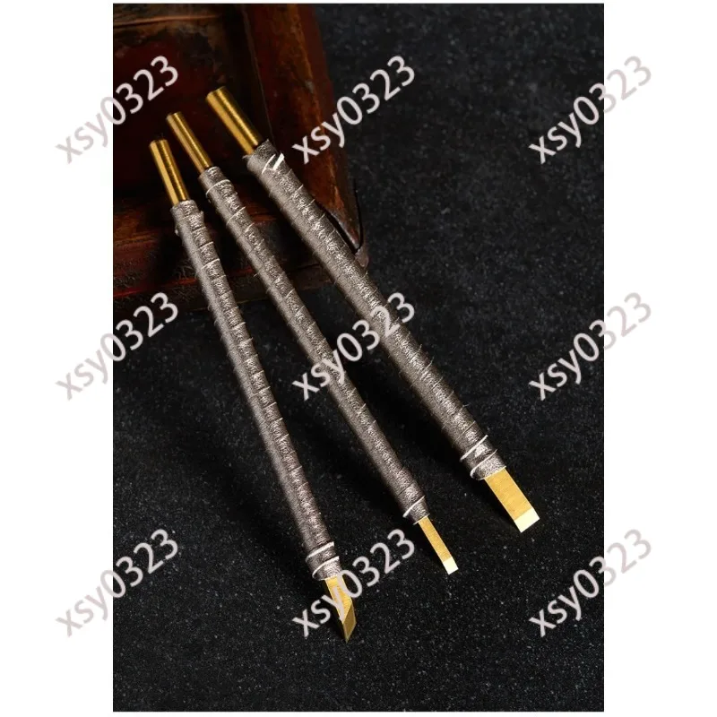 CPZ Series Cemented Carbide Engraving Knife Manual Stone Seal Carving Professional Chisel Tool