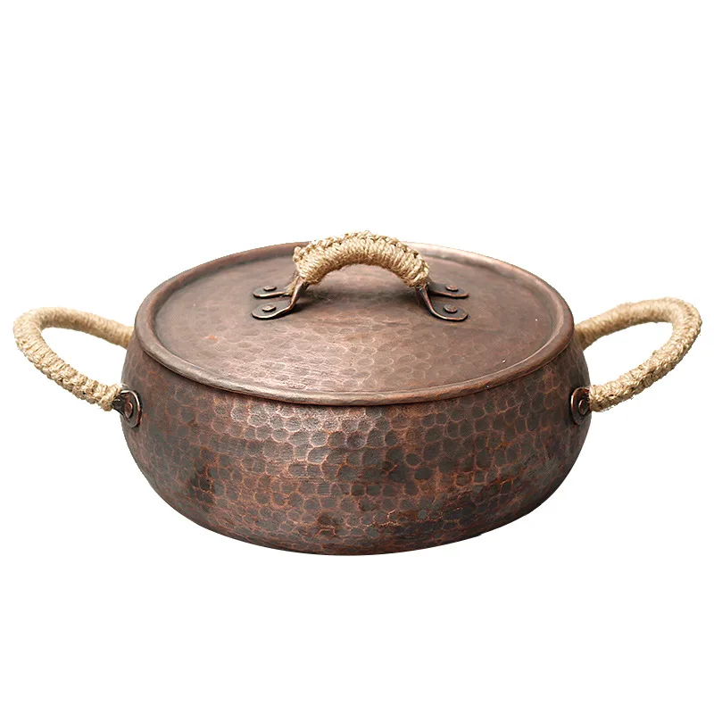 

Hot pot old Beijing fire boiler charcoal vegetable oil tea copper pot household old-fashioned commercial