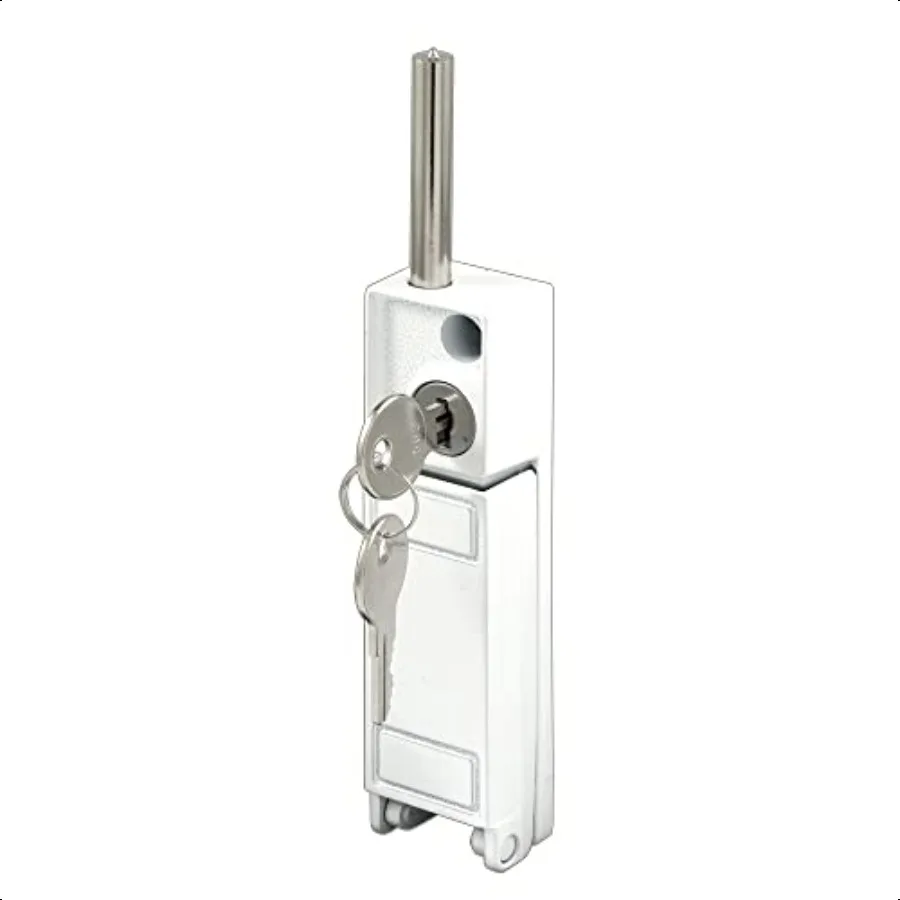 U 9919 White Sliding Patio Door Keyed with Bolt Lock Single Pack