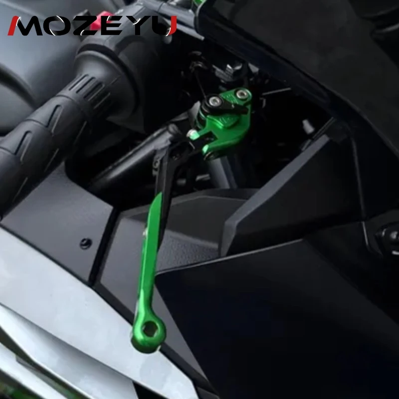 For Kawasaki Z500 Ninja 500 Ninja500 Z 500 2024 2025 2026 Adjustable Folding Brake Clutch Levers Handlebar Z500 Accessories