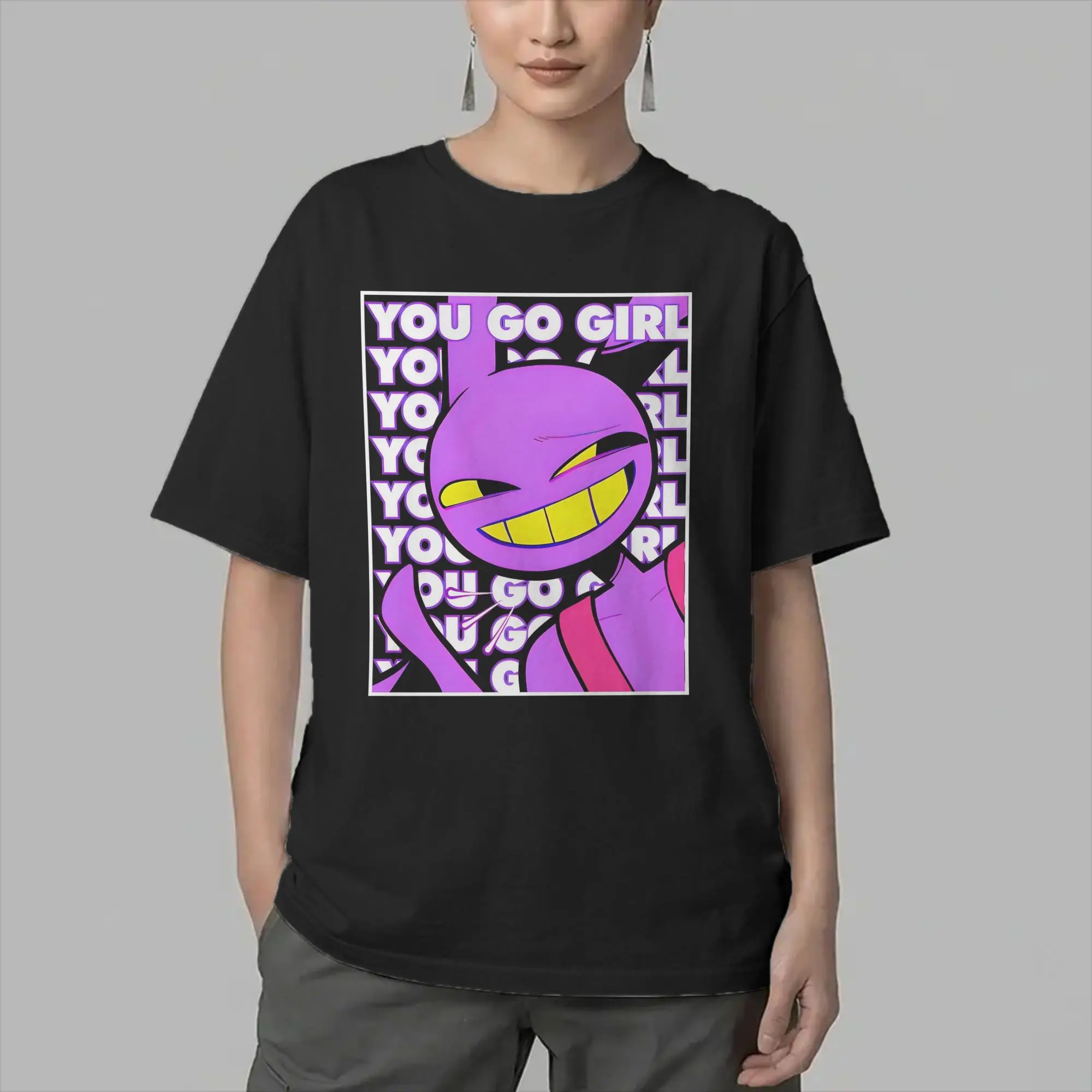 Novelty Cartoon Digitals Circus JAX T-Shirt Men Crewneck Cotton T Shirts  Short Sleeve Tee Shirt Summer Clothing