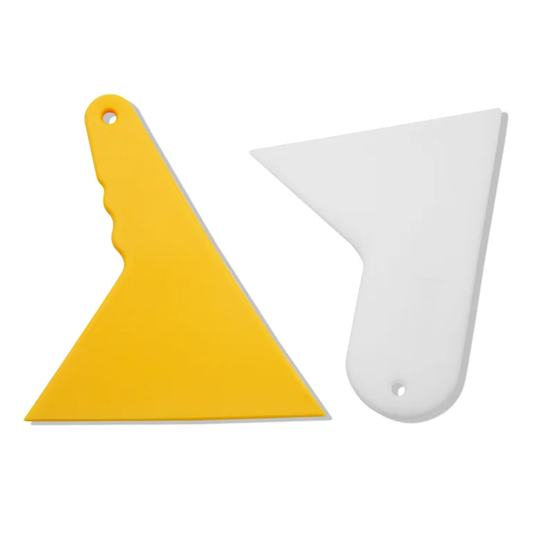 

Quality Window Glass Scraper Small Quick Foot Squeegee with Short Handle and Sharp Edge In Yellow White PT-A5A