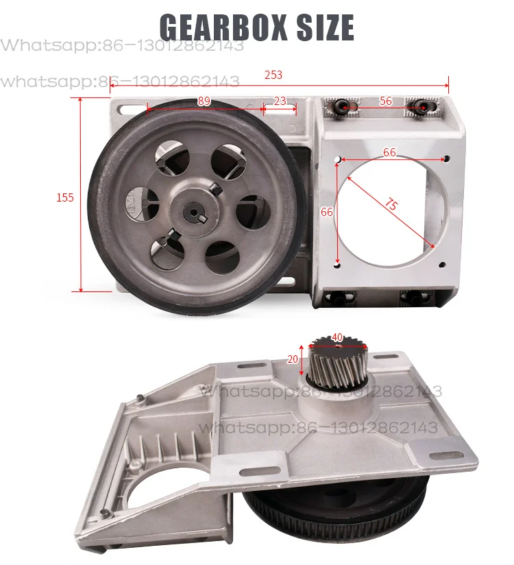 High Precision LIHAN Aluminum Alloy Helical Bevel Gearbox Foot Mounted for Stepper Motor