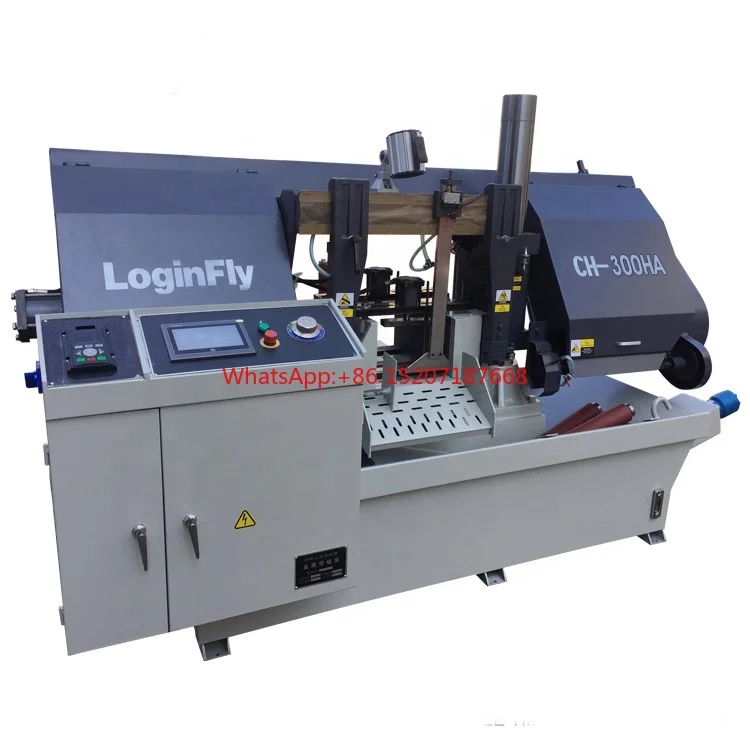 

China CE Manufacturer Horizontal Automatic Industrial Iron CNC Metal Cutting Band Saw Machine