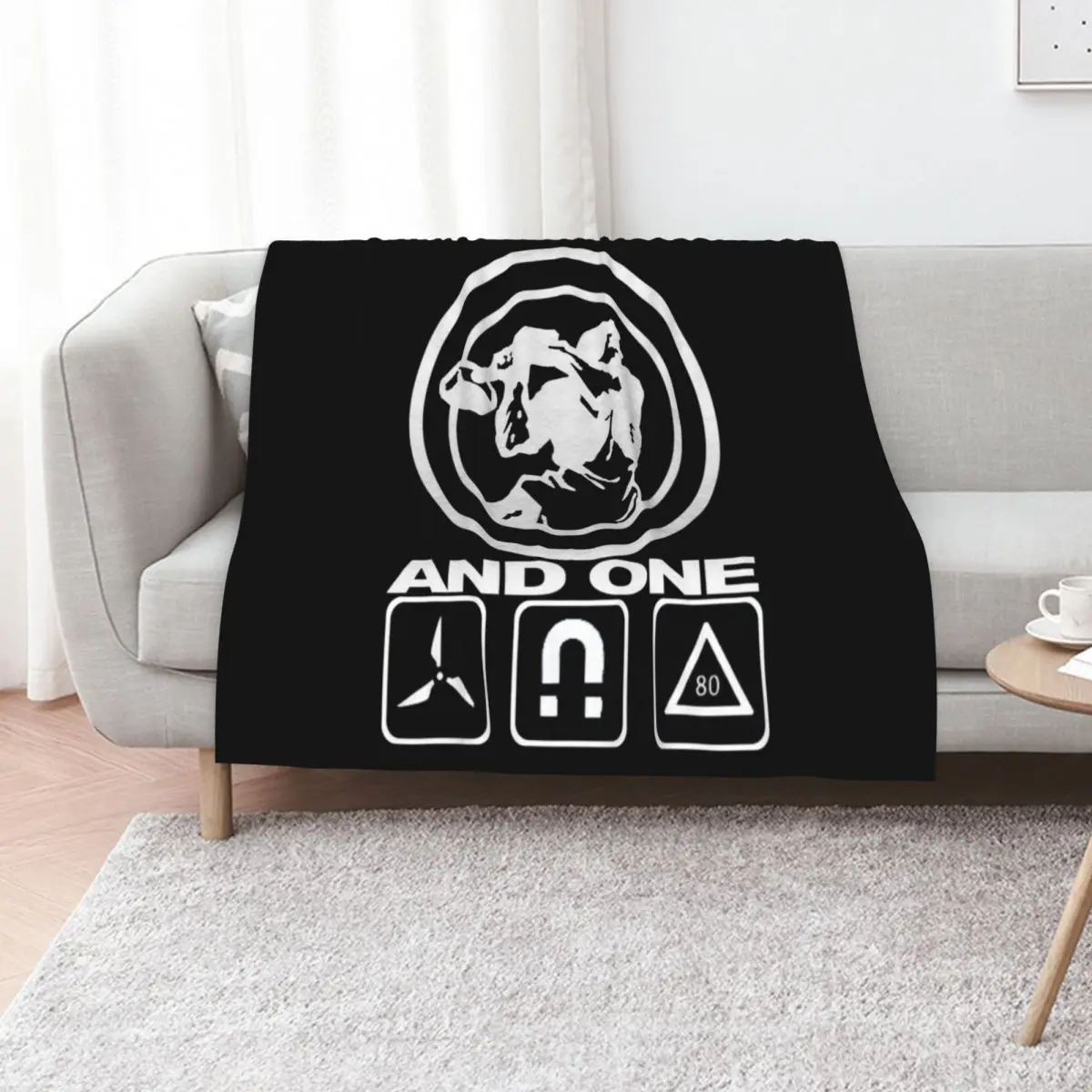 And One Band (Trilogy) Classic Throw Blanket Lightweight Cozy Blanket for Bed Sofa