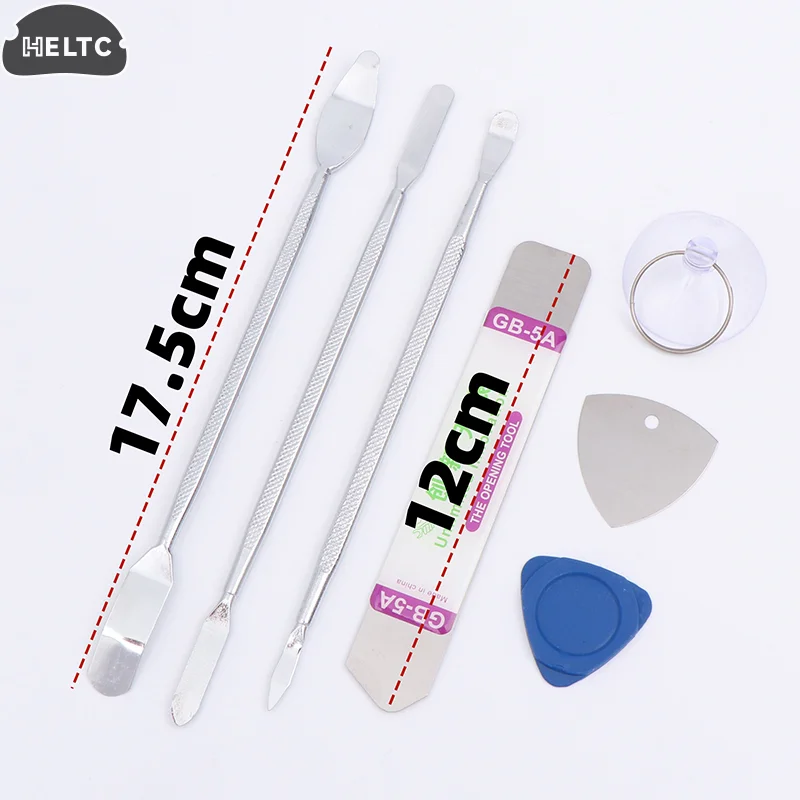 8 In 1 Metal And Steel Spudger Prying Tool Kits Mobile Phone Repair Opening Repair For Phone Smartphone Laptop Tablet Hand Tools
