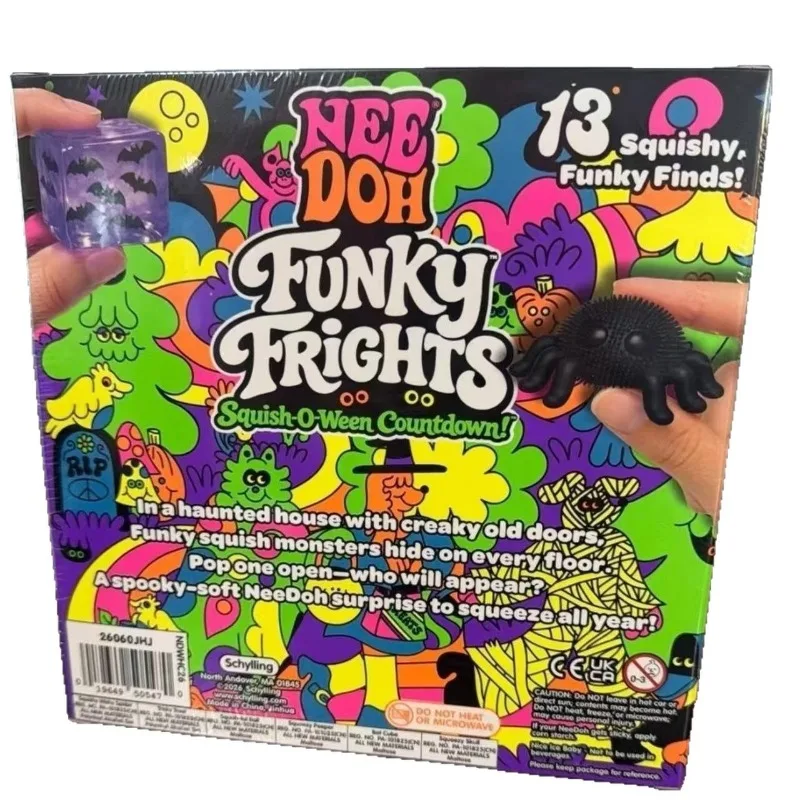 Needoh Unbox The Halloween Countdown BlindBox Surprise Box Figure Bento Box Mystery Figure Sensory Toys Relieve Anxiety,Souvenir view 6