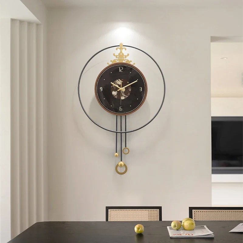Minimalist Fashion Wall Clocks Living Room Art Mural Aesthetic Design Wall Watch Creative Restaurant Reloj De Pared Home Decor