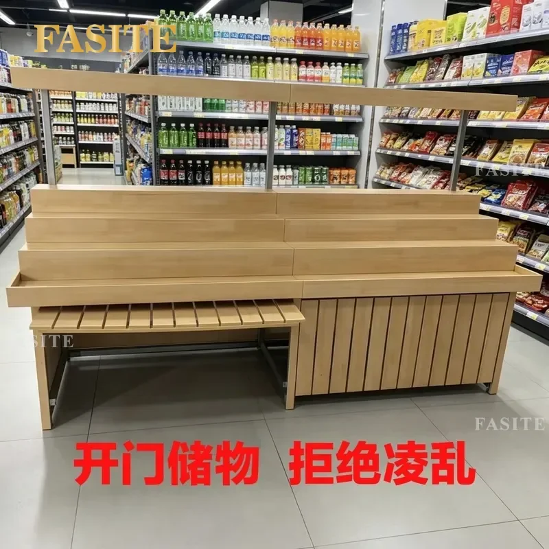 For Supermarket Fruit Store Shelf Display Rack Stepped Vegetable Fresh Produce Stand Multi Tier Metal Storage Organizer