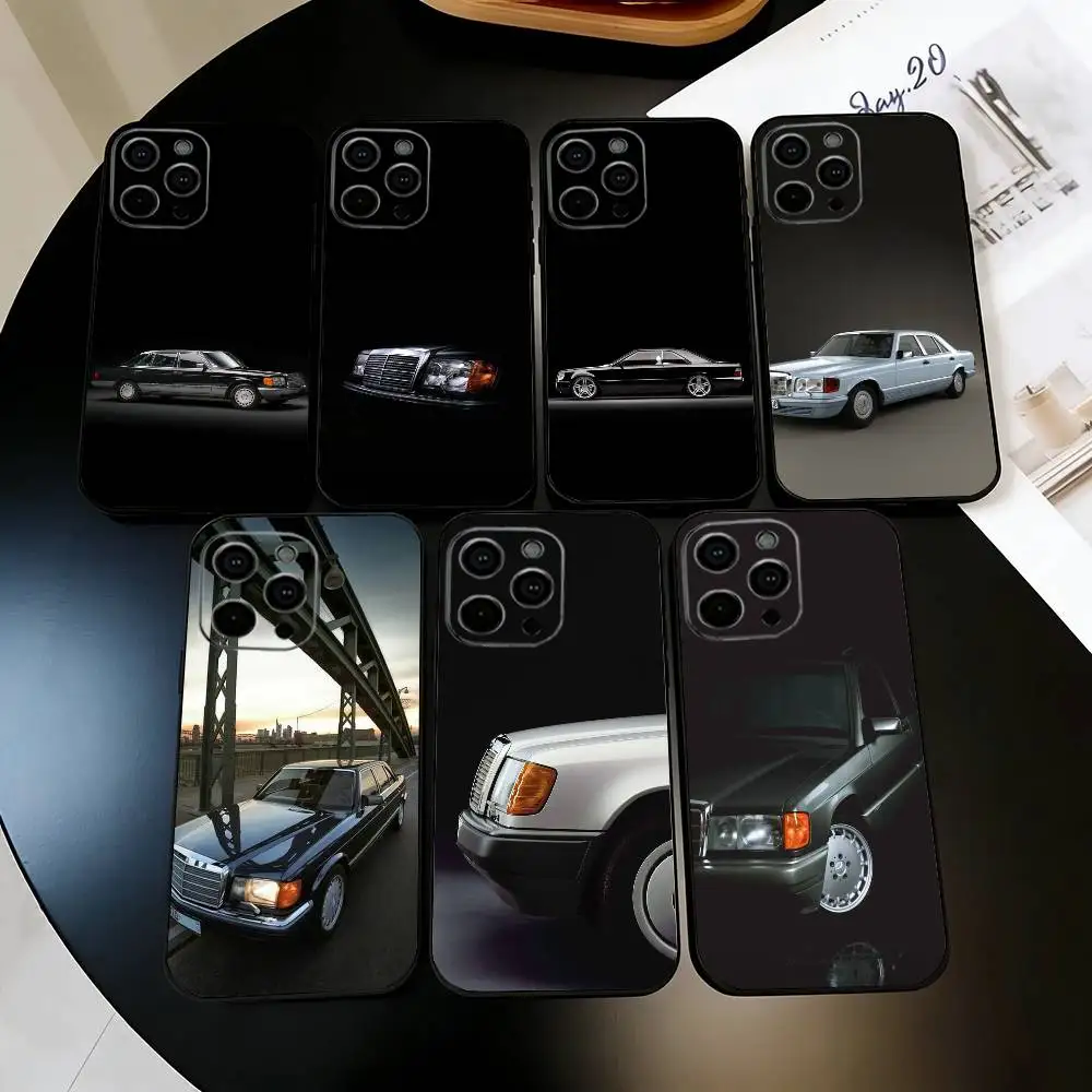 O-Oldtimer Car DTM W-W126 Phone Case For iPhone 17, 16,15,14,13,12,11 Plus,Pro Max, Others Soft Black Cover