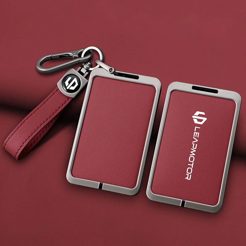 Car Smart NFC Card Key Case Cover For Leapmotor C10 C11 C16 Zinc