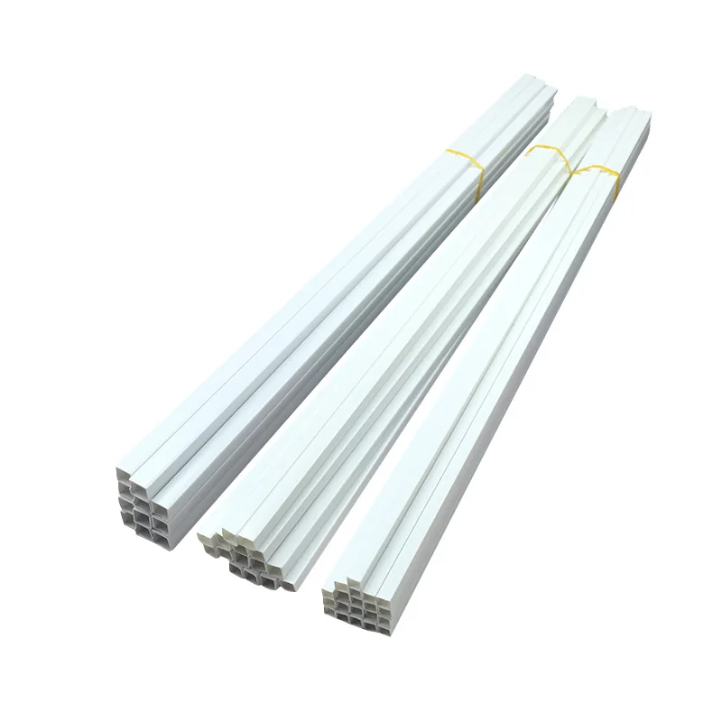 10pcs 250mm White ABS Square Bar Plastic Solid Tube 1x1mm-8x8mm DIY Model Parts