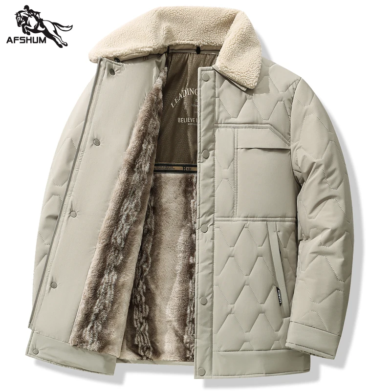 سترة رجالية ستاند رجالي سترة شتوية جديدة بقلنسوة سترة صوفية دافئة سترات رجال الأعمال الترفيه معطف البيسبول معاطف