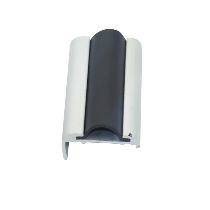 

STLF RV Caravan Motorhome Accessories Black and White, Arbitrary Bending, Edge Decoration, Travel Trailer Wrap Angle Aluminum Pr