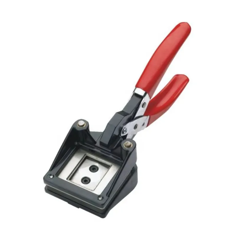 E-002 Handheld Passport Document Photo Square Card Punch Cutter