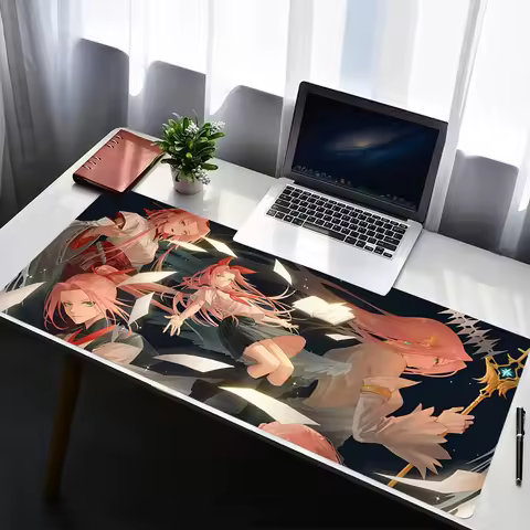 Mouse Pad Non Slip Rubber Mousepad Laptop Gamer Cabinet Naruto Sakura Haruno Keyboard Pad Office Computer Desk Gaming Mouse Mat