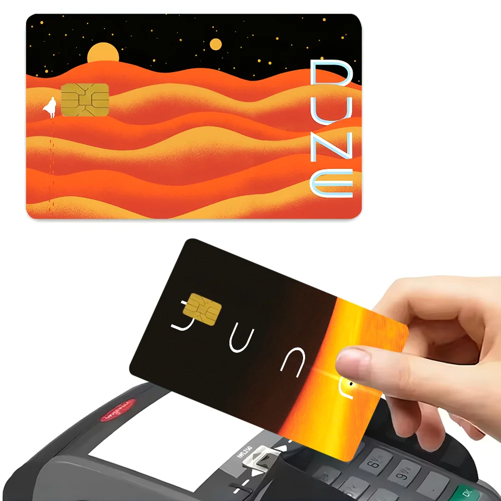 Movie D-Dune Various Anime Bank Credit Cards Bus Pass Stickers Cool Decoration Waterproof Stickers Collection Toys Gifts