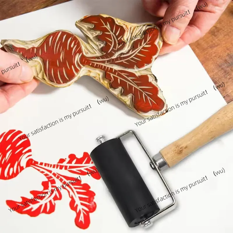 Professional Rubber Roller Ink Painting Printmaking Roller Art Stamping Tool Diamond Painting Tape Rolling Tools