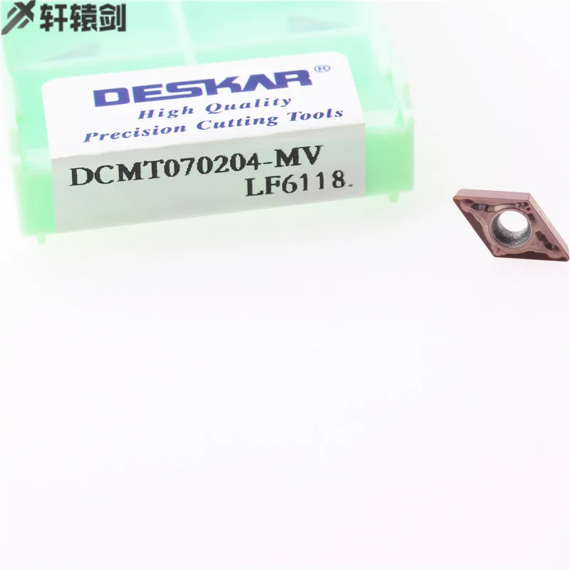 Ferramenta de torno cnc, inserção de carboneto para torno de aço inoxidável, modelo lf6118, tamanhos lf6118, 10 unidades