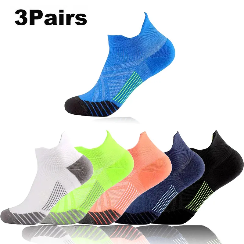 1/2/3 Pairs Ankle Socks Breathable Cotton Sports Socks Mesh Casual Athletic Summer Thin Cut Short Sokken Compression Socks