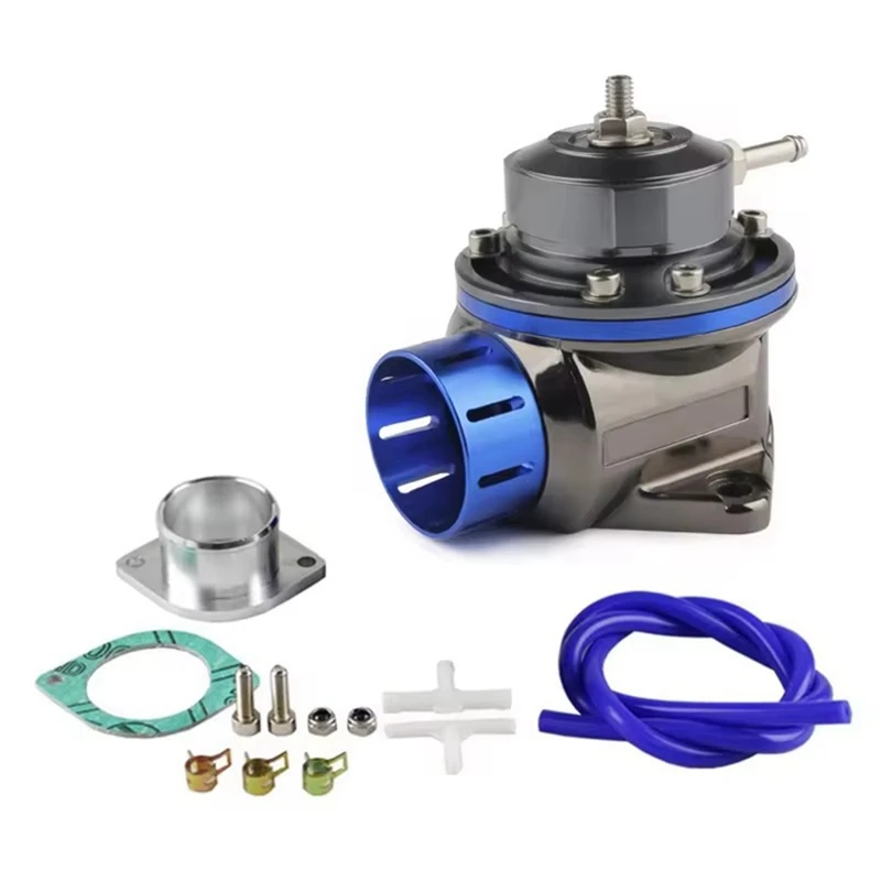 

Premium Turbo Relief Valve Kit Intercooler Wastegate Exhaust Valve Blue