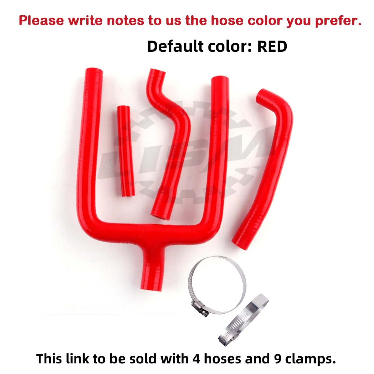 

4PCS 3PLY Radiator Coolant Hose Kit For 2018-2020 Gas Gas EC250 EC300 XC250 XC300 2019 Thermostat Bypass Silicone Tube
