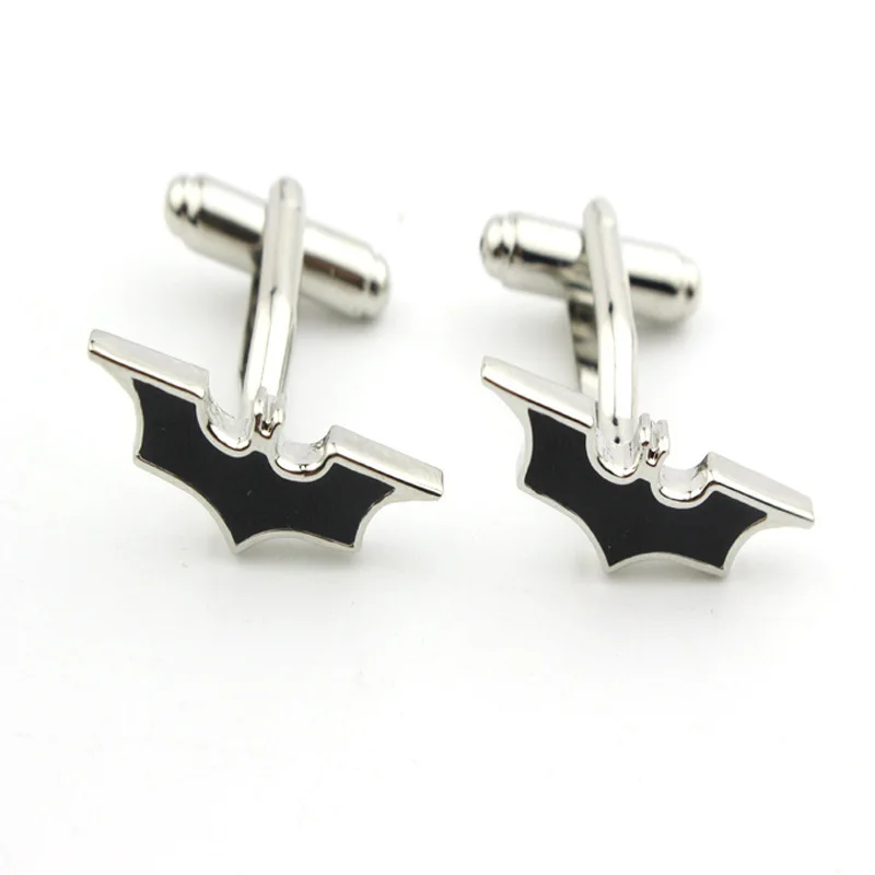 Bat Cufflinks for Mens Shirt High Quality Enamel Cuff links Wedding Bridegroom Gift Jewelry