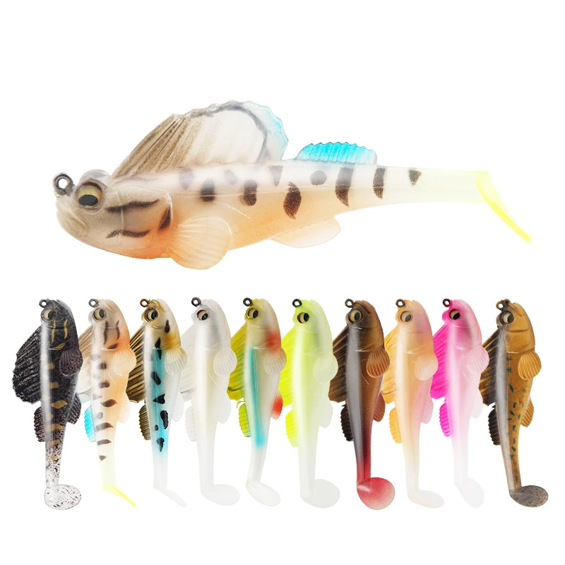 Lure Soft Bait Silicone Jumping Fish Anti-hanging Lead-wrapped Fish 8.5cm 14g Reinforced Hook Bionic Fake Bait Predatory Bait