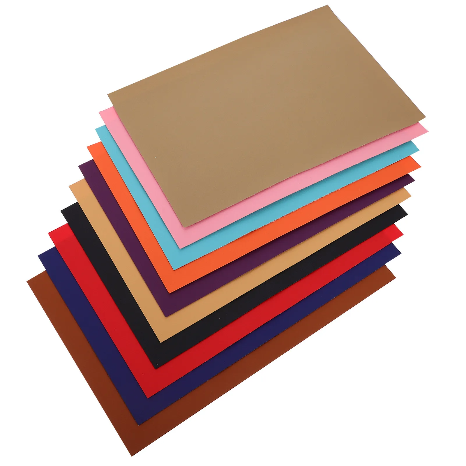

10Pcs Synthetic PU Patch Colorful Craft Sheets for DIY Earrings Jewelry Making Accessories Earring Materials