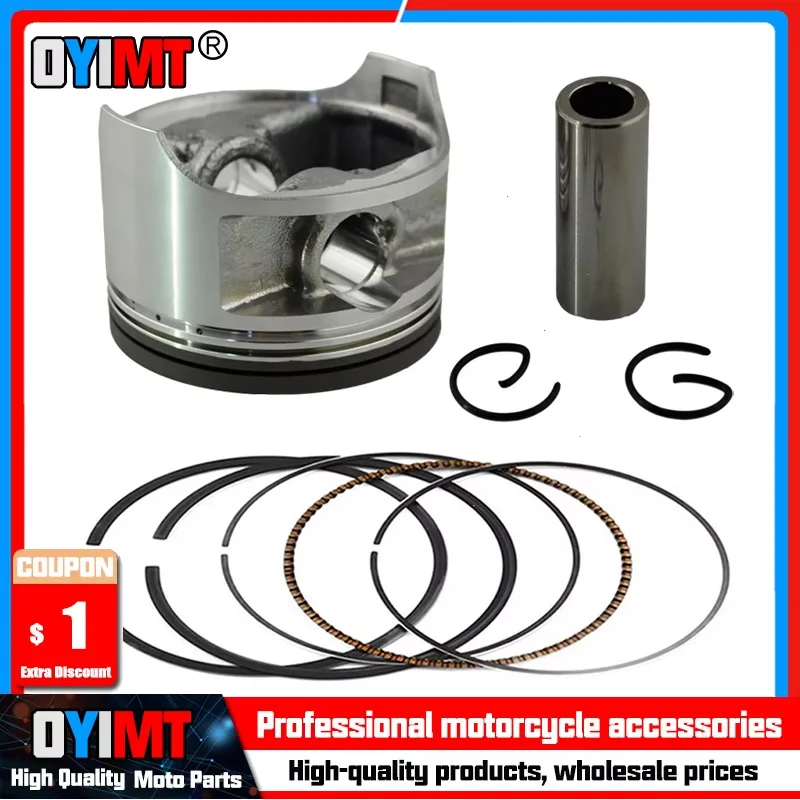 For Suzuki SP200 DF200 RV200 DR200SE DR200S Engine Assembly Parts 66 66.25 66.50 66.75 67 mm Motorcycle Piston Rings