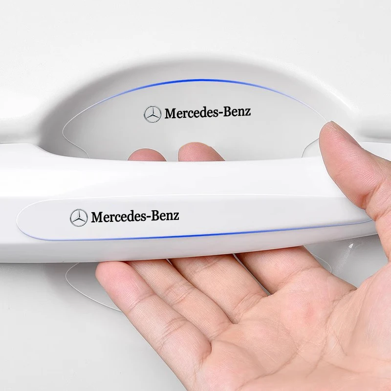 مقبض الباب واقية ملصق سيارة المضادة للخدش فيلم اكسسوارات لمرسيدس بنز AMG E S C A B الفئة GLE GLS CLS GLC CLA GLA #3