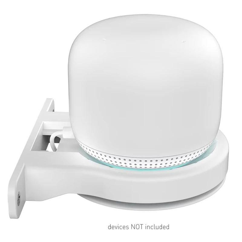 Wall Mount Hanger Built-in Cable Management Space Saving Bracket Wall Shelf for Nest WiFi Wireless Router-DTA9