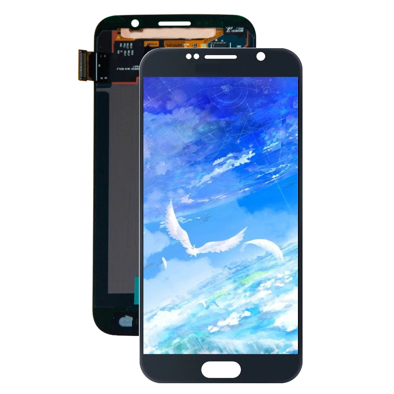 Tested S6 G920 Screen For Samsung S6 LCD Display Touch Screen Digitizer Assembly G920 G920F LCD Replacement Repair Parts
