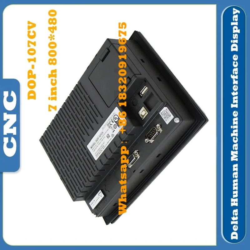 CNC Laest 7'' Inch Delta DOP-107CV HMI Touch Screen Human Machine Interface Display Replace MK070E-33DT HP070-33DT