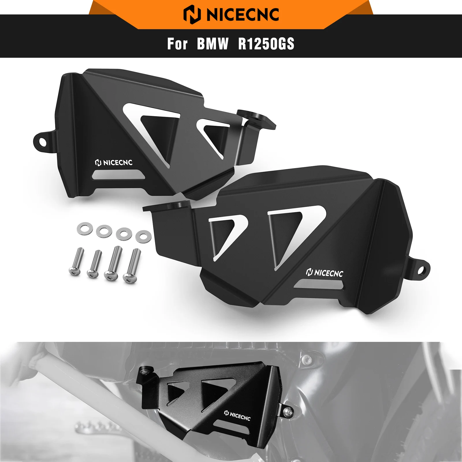 Para bmw r1250gs aventura 2019-2024 2023 motocicleta sensor de oxigênio capa guarda protetor r 1250 gs 2018-2023 r 1250 r 2018-2024
