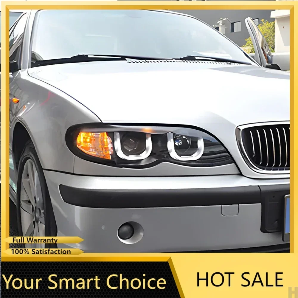 For BMW 3 Series E46 318i 325i 2001-2004 LED Auto Headlights Assembly Upgrade High Quality DRL Projector Lens Tool Accessories
