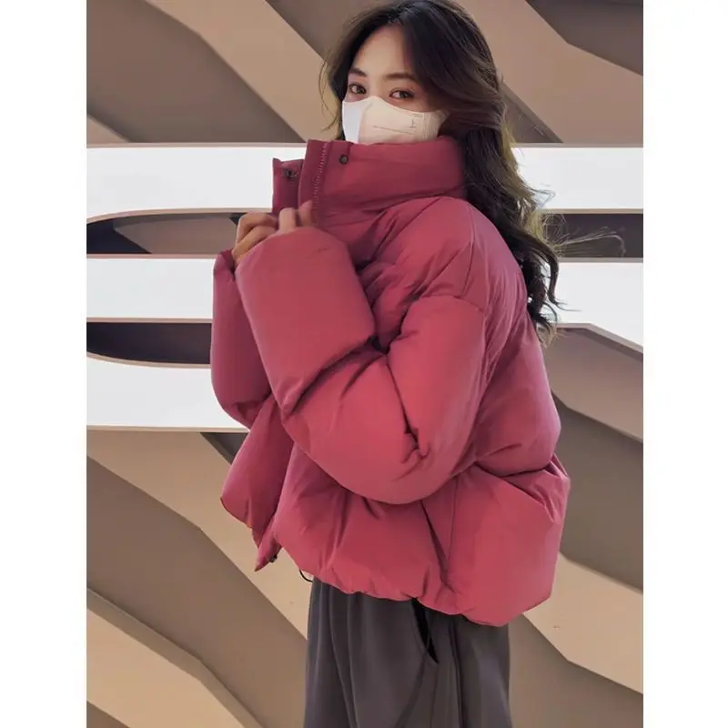 

Puffer Parkas Womens Quilted Coat Comfortable Dual Hip Cargo Sherpa Material Puff Original Soft Breathable Flat Woven Leopard GF