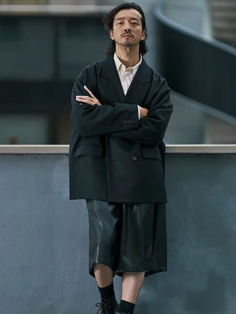 

Loose Casual Men's And Women's Suit Jaet y Ootd Long Valley Produced 25ss Leisure West Suit Coat by Long Valley