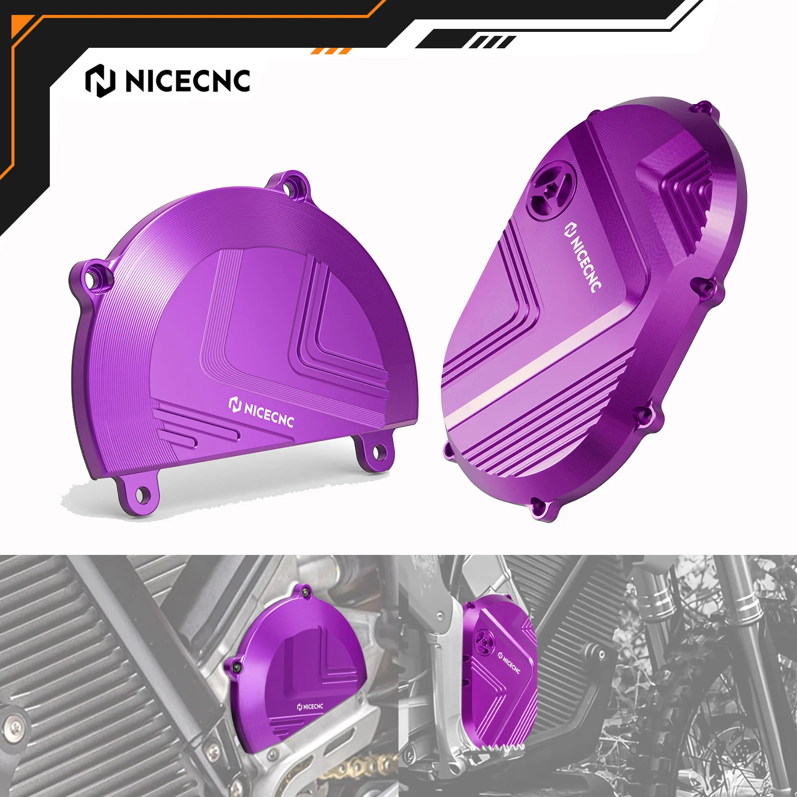 

NICECNC For STARK VARG MX EX SM 2024-2026 Left Right Motor Cover Aluminium CNC-machined Electrical Motorbike Accessories