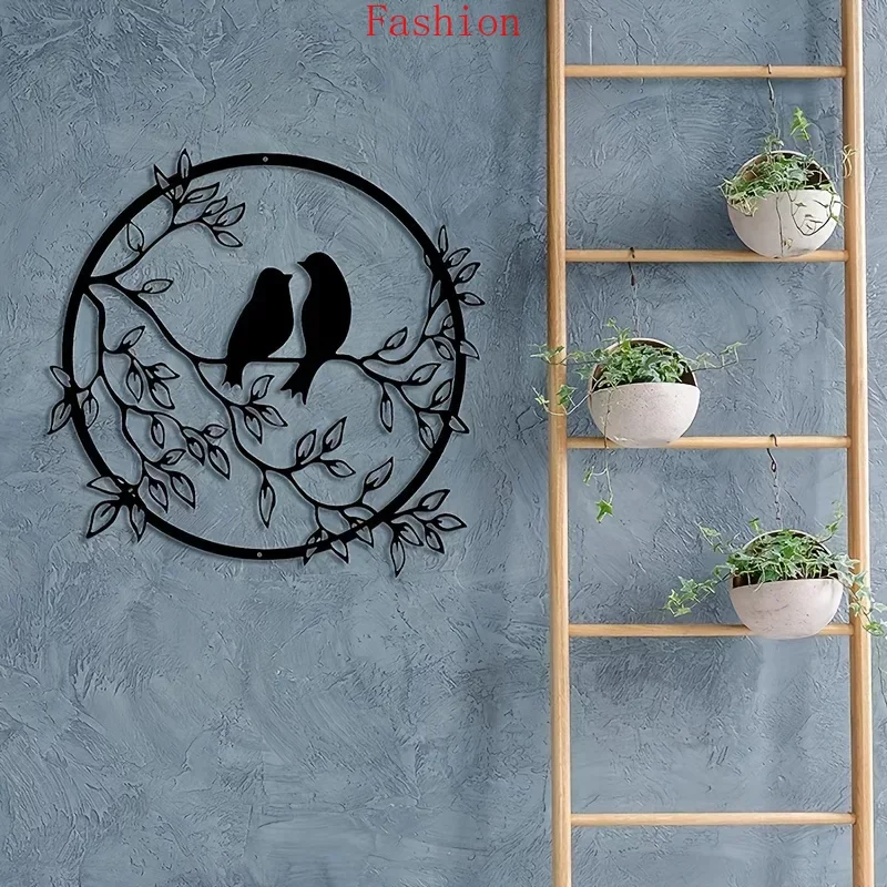 

Bird on Tree Branch Metal Home Decoration Wall Art Stunning Decor Living Room Office Home Housewarming Parties Birthday Gift Wa