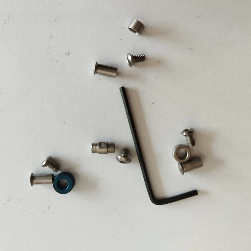 Полный набор винтов для ножа из нержавеющей стали для хромированного Криса Reeve Big Sebenza 21, Шпиндельный шнур с хвостовиком, инструмент для удаления Sebenza21 Полный набор винтов для ножа из нержавеющей стали для хромированного Криса Reeve Big Sebenza 21, Шпиндельный шнур с хвостовиком, инструмент для удаления Sebenza21