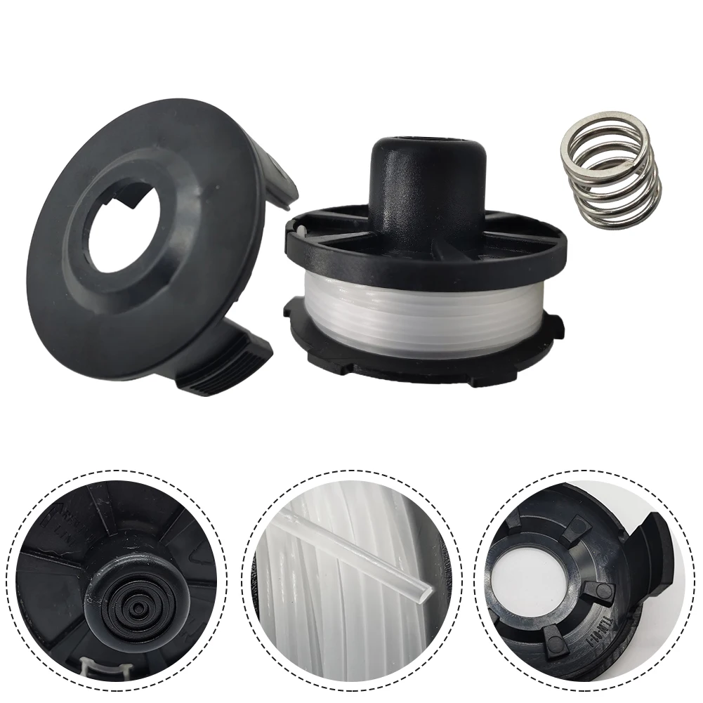 DUR141Z DUR181 DUR181RF DUR181Z Coil Line Spools 3PCS/Set Coil Cap DUR141 DUR141Z DUR181 DUR181RF For Grass Go Function