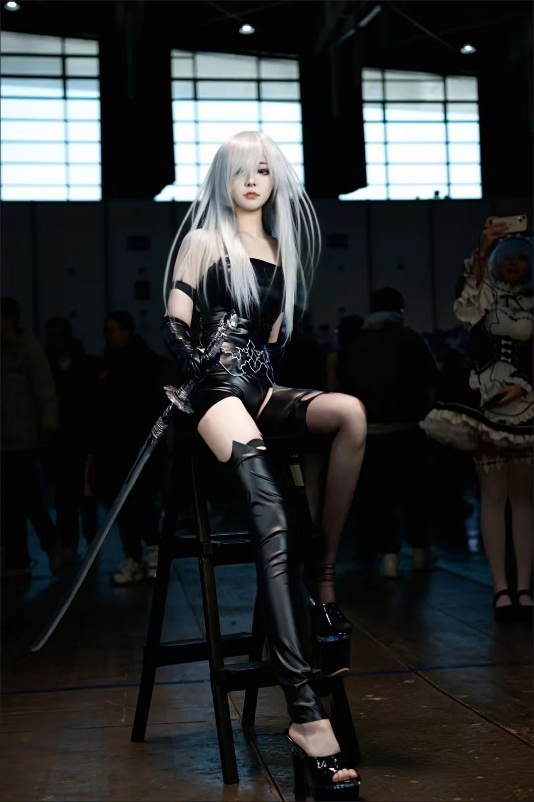

YoRHa Type A2 Cosplay Costume NieR Automata Anime Outfit for Women