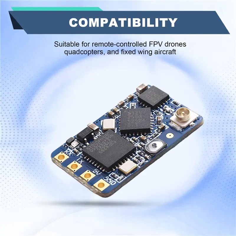 Supports Wi-Fi Upgrade ELRS 2.4Ghz, Nano Expresslrs Receiver With T-Type Antenna-10-Pack For RC FPV Drones