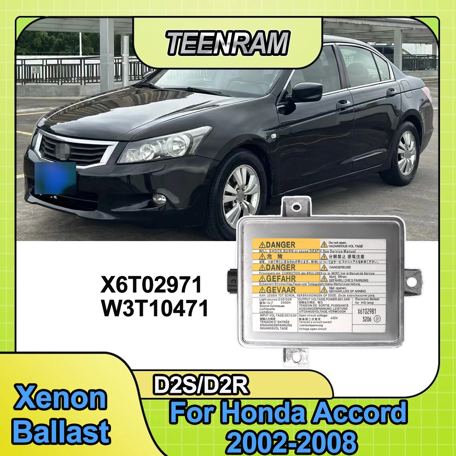 For Honda Accord 2002-2008 W3T10471 X6T02971 D2S D2R Car Headlight Xenon HID Headlights Igniter Inverter Control Ballast Igniter